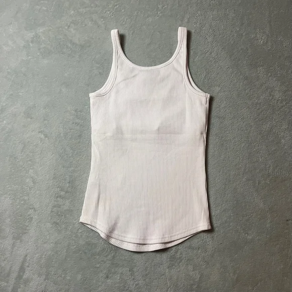 J.Crew Women’s White Vintage Rib Shelf-Bra Tank Top, NWT, Size XXS - Picture 5 of 8